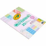 Crayola Pastel Cardstock, Greeting Card, Gift, Cardmaking, Decoration, 25 Piece(s), Patterns (CYO990053) Pack of 25