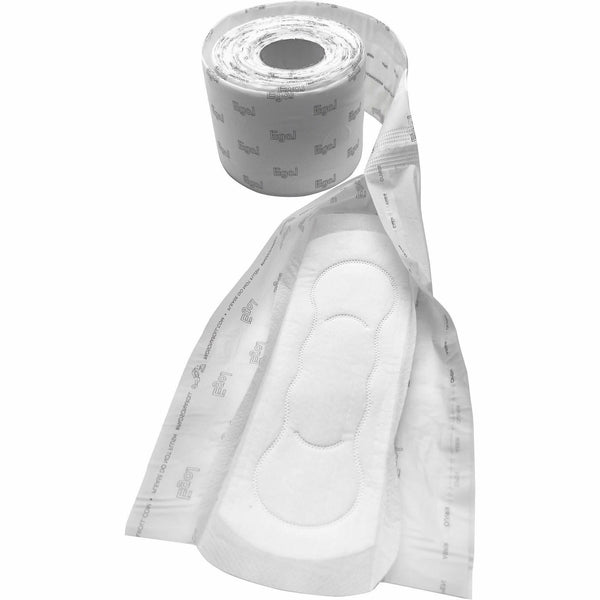 Egal Pads on a Roll Sanitary Napkins Roll, Regular, Anti-leak, 12/Carton (EGL1101) Case of 12