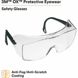 3M OX Over-The-Glasses Protective Eyewear, 20/Carton (MMM1216600000CT) Case of 20