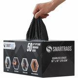 Monarch Smart Rags Microfiber Cloths, Black, 16" x 16", 275 GSM, 50/Box (MONM930BK) Box of 50