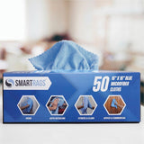 Monarch Smart Rags Microfiber Cloths, Blue, 16" x 16", 215 GSM, 50/Box (MONM931B) Box of 50