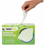 Monarch Microfiber Wet/Dry Mop Pad Refills, 5" Width x 18" Depth, Woven, MicroFiber, White/Green, 30/Box (MONM901RMPGR) Box of 30