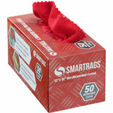 Monarch Smart Rags Microfiber Cloths, Red, 12" x 16", 50/Box (MONM950R) Box of 50