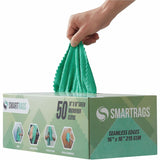 Monarch Smart Rags Microfiber Cloths, Green, 16" x 16", 215 GSM, 50/Box (MONM931G) Box of 50