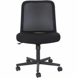 NuSparc Armless Task Chair, Fabric Seat, Black (NPRCH302MNBK) Each