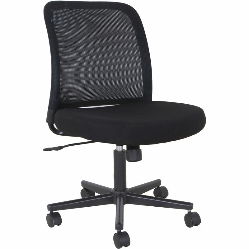 NuSparc Armless Task Chair, Fabric Seat, Black (NPRCH302MNBK) Each