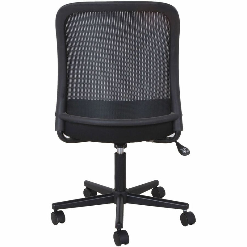 NuSparc Armless Task Chair, Fabric Seat, Black (NPRCH302MNBK) Each