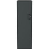 NuSparc Personal Storage Cabinet, 18" Length x 14.2" Width x 46.4" Height, 4 x Shelves, Graphite, Steel (NPRSC418ZZML) Each