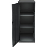 NuSparc Personal Storage Cabinet, 18" Length x 14.2" Width x 32.5" Height, 3 x Shelves, Graphite, Steel (NPRSC318ZZML) Each