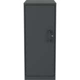 NuSparc Personal Storage Cabinet, 18" Length x 14.2" Width x 32.5" Height, 3 x Shelves, Graphite, Steel (NPRSC318ZZML) Each