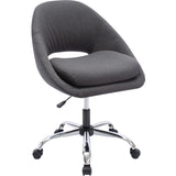 NuSparc Resimercial Lounge/Task Chair, Neutral Gray Fabric Seat, Low Back, 5-star Base, Gray (NPRCH305FNGY) Each