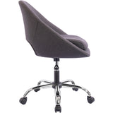 NuSparc Resimercial Lounge/Task Chair, Neutral Gray Fabric Seat, Low Back, 5-star Base, Gray (NPRCH305FNGY) Each