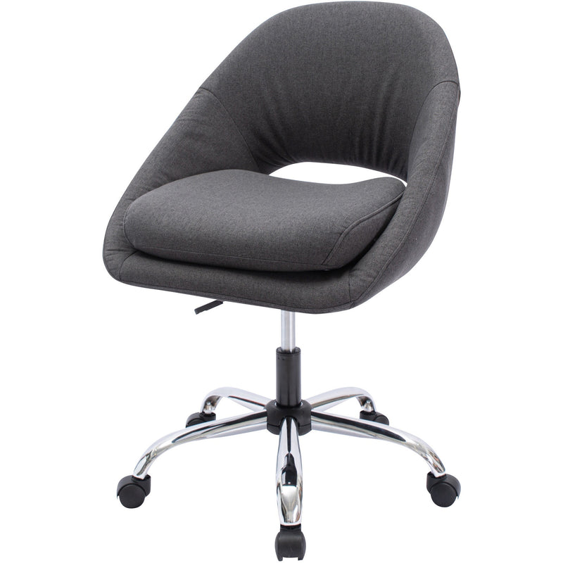 NuSparc Resimercial Lounge/Task Chair, Neutral Gray Fabric Seat, Low Back, 5-star Base, Gray (NPRCH305FNGY) Each