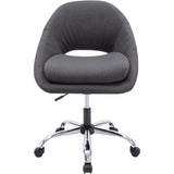 NuSparc Resimercial Lounge/Task Chair, Neutral Gray Fabric Seat, Low Back, 5-star Base, Gray (NPRCH305FNGY) Each