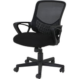 NuSparc Mid-back Mesh Task Chair, Fabric Seat, Mid Back, Black (NPRCH301MABK) Each