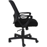 NuSparc Mid-back Mesh Task Chair, Fabric Seat, Mid Back, Black (NPRCH301MABK) Each