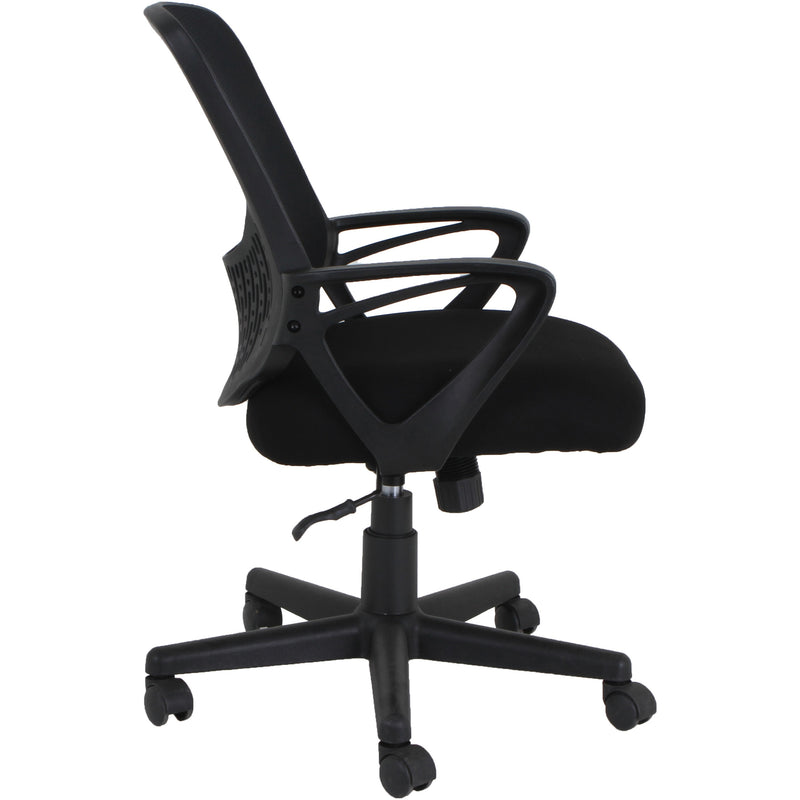 NuSparc Mid-back Mesh Task Chair, Fabric Seat, Mid Back, Black (NPRCH301MABK) Each