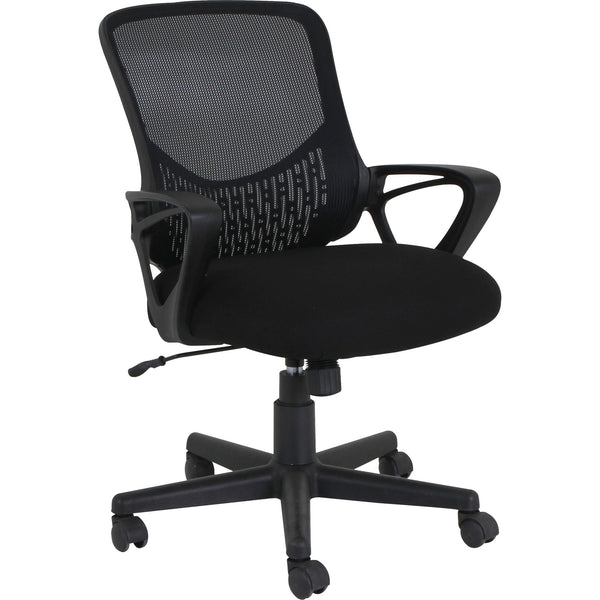 NuSparc Mid-back Mesh Task Chair, Fabric Seat, Mid Back, Black (NPRCH301MABK) Each