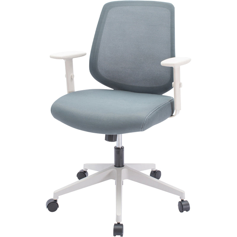 NuSparc Mid-Back Task Chair, Fabric Back, Mid Back, 5-star Base, Gray, Armrest (NPRCH201MAGY) Each