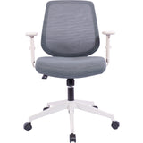 NuSparc Mid-Back Task Chair, Fabric Back, Mid Back, 5-star Base, Gray, Armrest (NPRCH201MAGY) Each