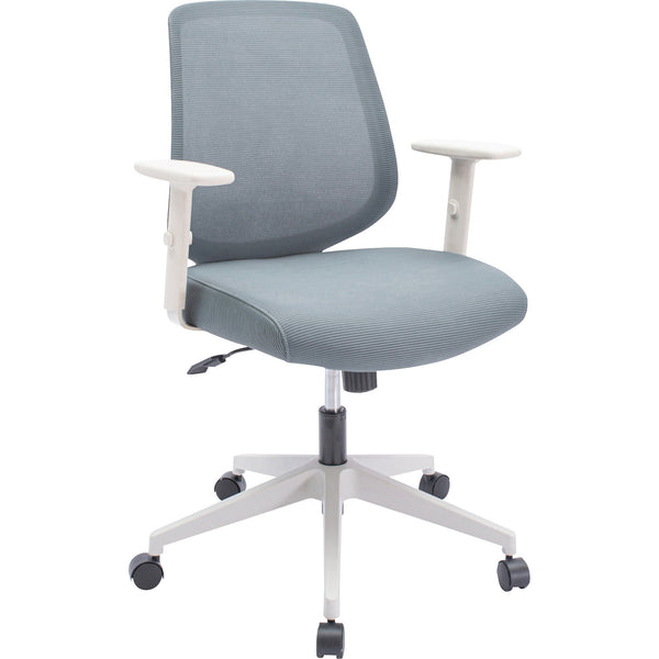 NuSparc Mid-Back Task Chair, Fabric Back, Mid Back, 5-star Base, Gray, Armrest (NPRCH201MAGY) Each