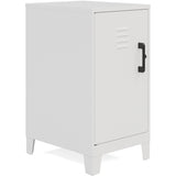 NuSparc Personal Locker, 2 Shelves, 27.5" Height x 14.2" Width x 18" Depth, White, Steel (NPRSL218ZZWE) Each