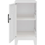 NuSparc Personal Locker, 2 Shelves, 27.5" Height x 14.2" Width x 18" Depth, White, Steel (NPRSL218ZZWE) Each