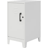 NuSparc Personal Locker, 2 Shelves, 27.5" Height x 14.2" Width x 18" Depth, White, Steel (NPRSL218ZZWE) Each