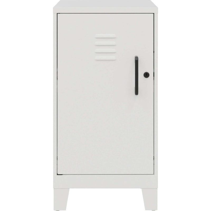 NuSparc Personal Locker, 2 Shelves, 27.5" Height x 14.2" Width x 18" Depth, White, Steel (NPRSL218ZZWE) Each