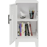 NuSparc Personal Locker, 2 Shelves, 27.5" Height x 14.2" Width x 18" Depth, White, Steel (NPRSL218ZZWE) Each