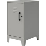 NuSparc Personal Locker, 2 Shelves, 27.5" Height x 14.2" Width x 18" Depth, Silver, Steel (NPRSL218ZZSR) Each