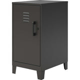 NuSparc Personal Locker, 2 Shelves, 27.5" Height x 14.2" Width x 18" Depth, Black, Steel (NPRSL218ZZBK) Each