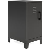 NuSparc Personal Locker, 2 Shelves, 27.5" Height x 14.2" Width x 18" Depth, Black, Steel (NPRSL218ZZBK) Each