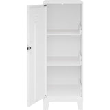 NuSparc Personal Locker, 3 Shelves, 42.5" Height x 14.2" Width x 18" Depth, White, Steel, TAA Compliant (NPRSL318ZZWE) Each