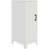 NuSparc Personal Locker, 3 Shelves, 42.5" Height x 14.2" Width x 18" Depth, White, Steel, TAA Compliant (NPRSL318ZZWE) Each