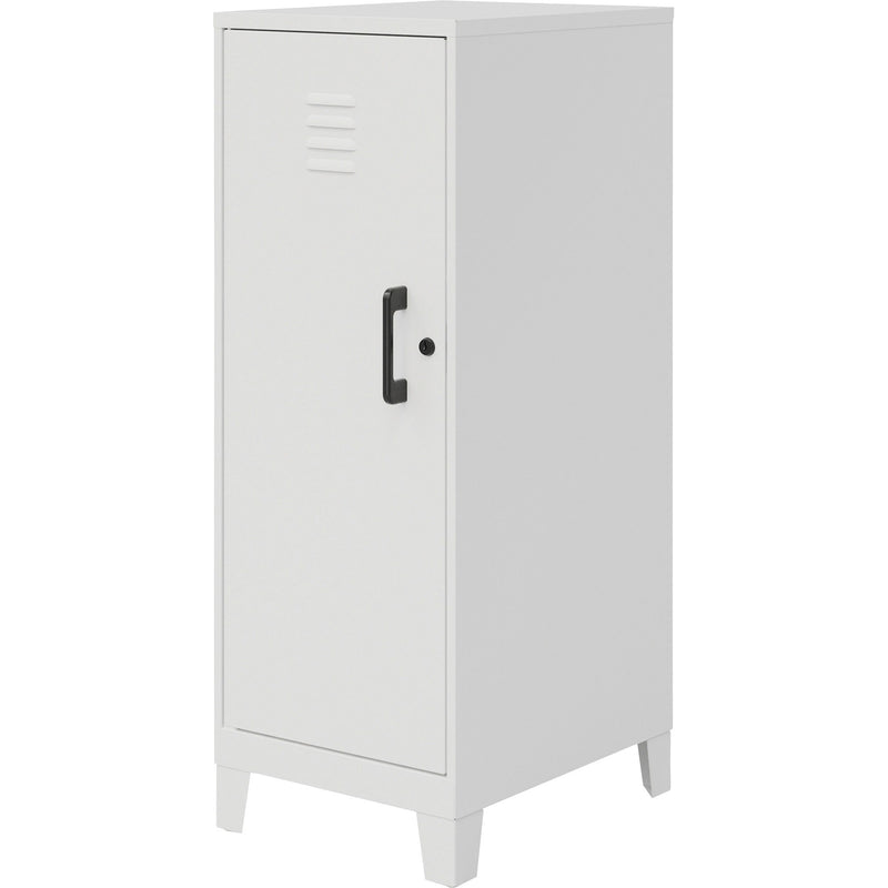 NuSparc Personal Locker, 3 Shelves, 42.5" Height x 14.2" Width x 18" Depth, White, Steel, TAA Compliant (NPRSL318ZZWE) Each