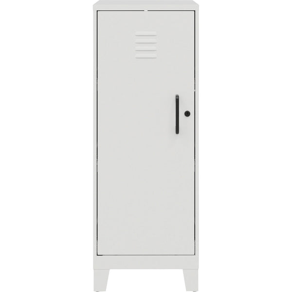 NuSparc Personal Locker, 3 Shelves, 42.5" Height x 14.2" Width x 18" Depth, White, Steel, TAA Compliant (NPRSL318ZZWE) Each