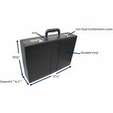 NuSparc Carrying Case, Black, Vinyl Body, 12.5" Height x 17.5" Width x 4" Depth (NPRBC100ZZBK) Each