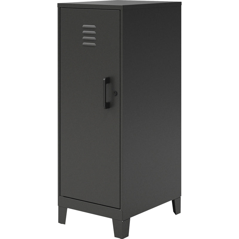 NuSparc Personal Locker, 3 Shelves, 42.5" Height x 14.2" Width x 18" Depth, Black, Steel, TAA Compliant (NPRSL318ZZBK) Each