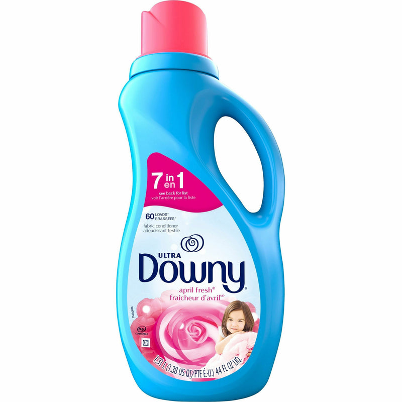 Downy Ultra Fabric Conditioner, 44 fl oz (1.4 quart), April Fresh, Floral Scent, Pleasant Scent, 6/Carton (PGC10033CT) Case of 6