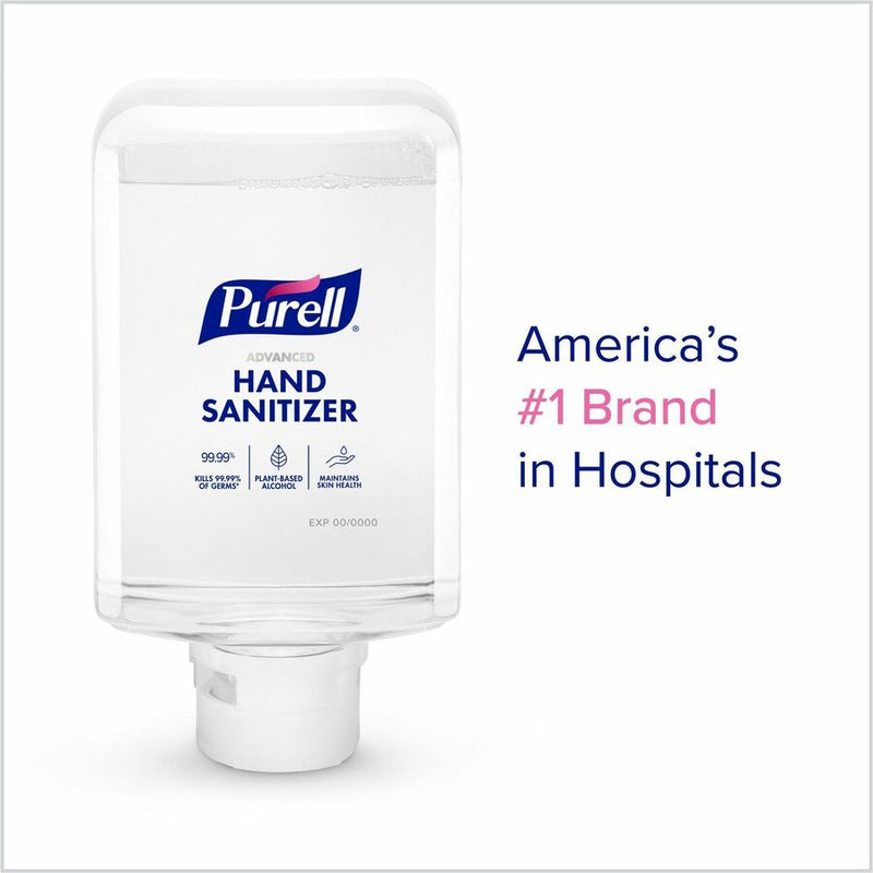 PURELL® 8353 Advanced Hand Sanitizer Foam Refill, 40.6 fl oz (1200 mL), 2/Carton (GOJ835302) Case of 2