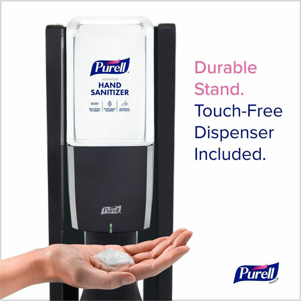 PURELL® ES10 Floor Stand with Automatic Dispenser, Graphite (GOJ8214DS) Each