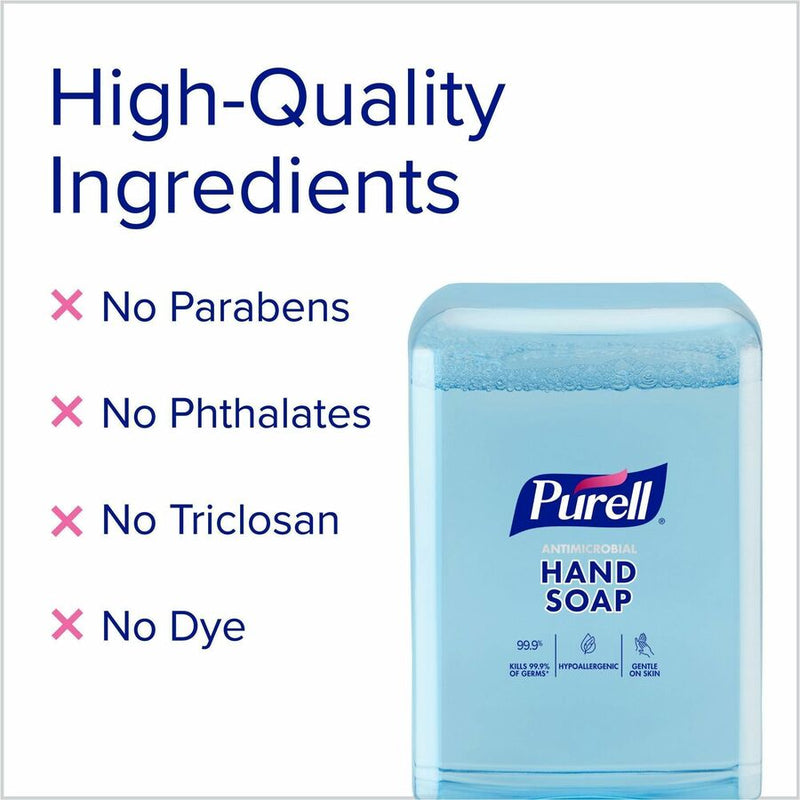 PURELL® ES10 Antimicrobial Foaming Hand Soap, 1.27 quart, Touchless Dispenser, Scented, 2/Carton (GOJ838202) Case of 2