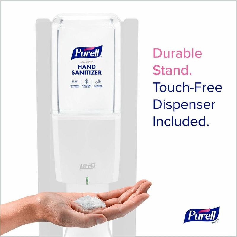 PURELL® ES10 Floor Stand with Automatic Dispense, White (GOJ8210DS) Each