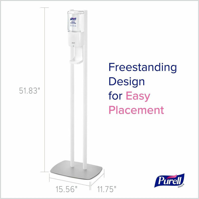 PURELL® ES10 Floor Stand with Automatic Dispense, White (GOJ8210DS) Each