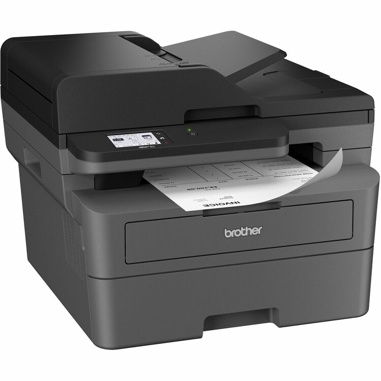Brother MFC-L2820DWXL Wireless Laser Multifunction Printer - Monochrome - Gray (BRTMFCL2820DWXL) Each