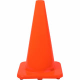 Tatco 18" Traffic Cone, Sturdy, PVC, Orange (TCO25300) Each