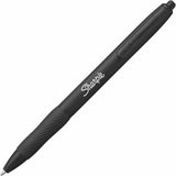 Sharpie S-Gel Pens, 0.7 mm Bold Pen Point, Metallic Black Ink, Metallic Black Barrel, 4/Pack (SAN2194703) Pack of 4