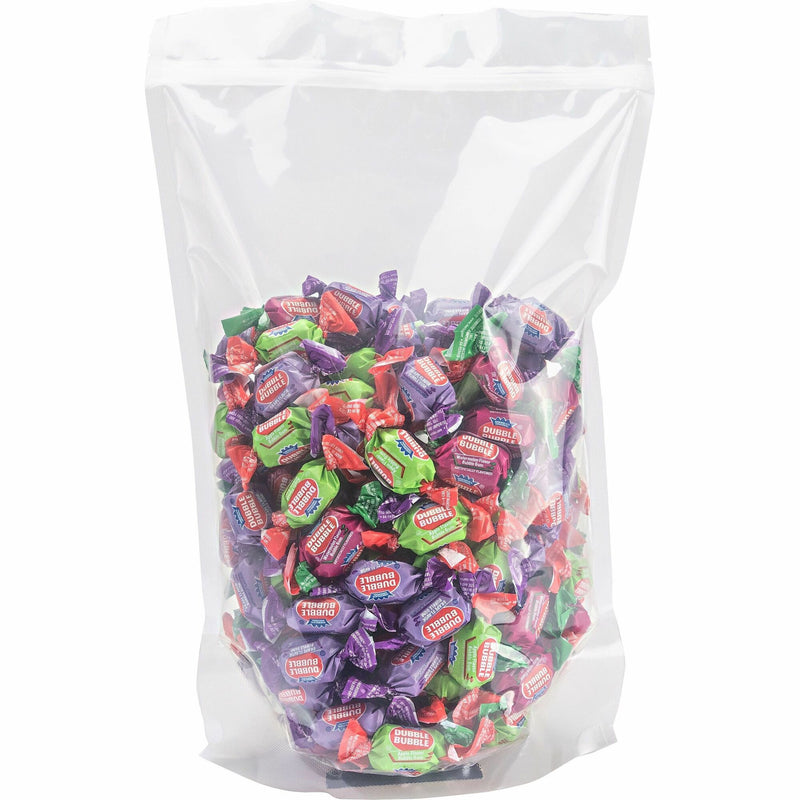 Penny Candy Dubble Bubble Gum, Grape, Watermelon, Apple, Individually Wrapped, 2.50 lb, 1 Bag (PEC016) 1 Bag