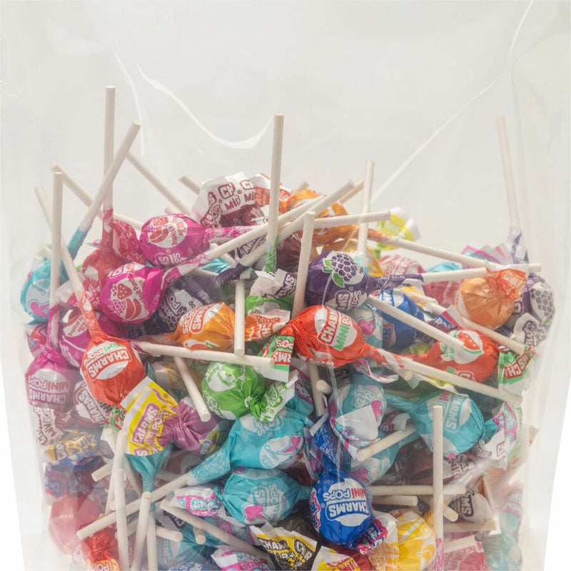 Penny Candy Mini Charm Lollipops, Root Beer, Cherry, Birthday Cake, Watermelon, Mango, Orange Creme, Cotton Candy, Tropical Fruit Punch, Orange, Banana, Blue Raspberry, 2.50 lb Bag (PEC015) 1 Bag